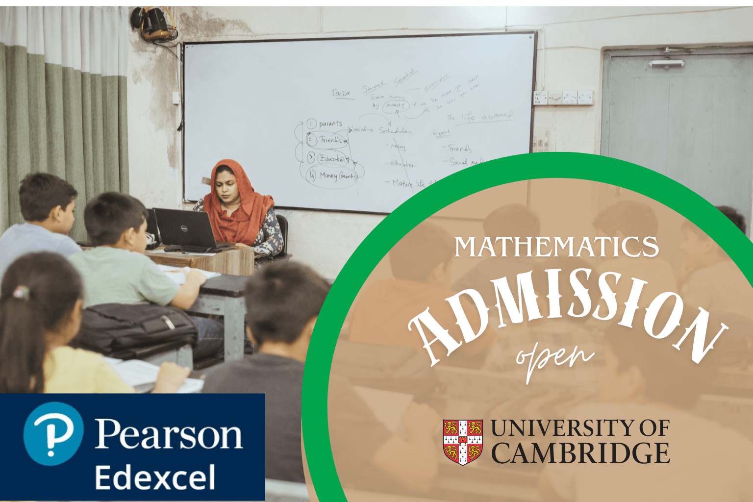 Admission open — Mathematics Class 4 to O Levels, Cambridge and Edexcel, call 01885072233
